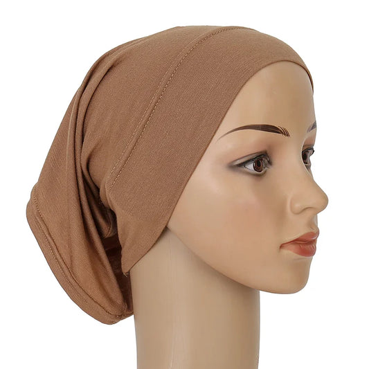 Beige Tube Cap