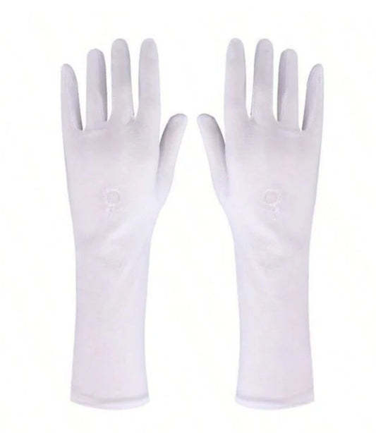 Muslims White Hand Gloves